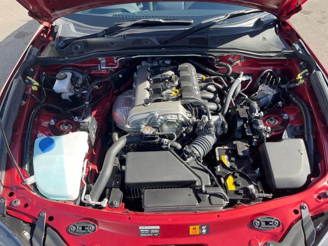 ロードスター 990S 6速MT ブレンボキャリパー RAYS製16インチアルミホイール ダークブルーソフトトップ ETC アドバンストセーフティ ブラインドスポットモニター スマートキー LEDヘッドライト(19枚目)