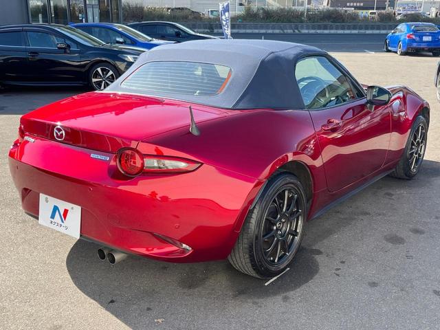 ロードスター 990S 6速MT ブレンボキャリパー RAYS製16インチアルミホイール ダークブルーソフトトップ ETC アドバンストセーフティ ブラインドスポットモニター スマートキー LEDヘッドライト(25枚目)