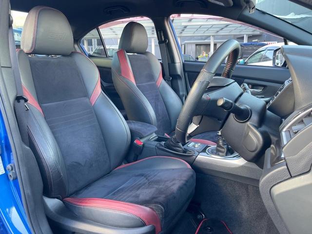 WRX STI STI タイプS 純正ビルトインナビ 大型リアウイング LEDアクセサリーライナー ビルシュタインサス ブレンボキャリパー ETC 革/スエードコンビシート LEDヘッドライト スマートキー(6枚目)