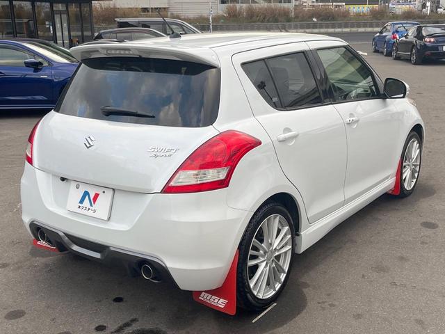 スイフトスポーツ ベースグレード 後期型 6速MT 大画面ナビ バックカメラ ドライブレコーダー ETC スマートキー MSEマッドフラップ 純正17インチアルミホイール HIDヘッドライト フォグ スマートキー クルーズコントロール(24枚目)