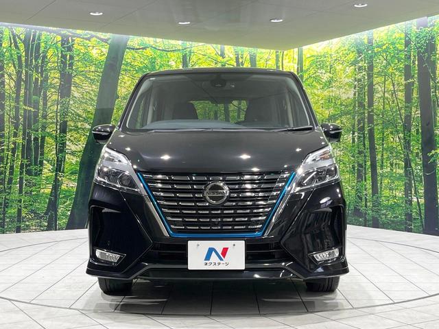 セレナ e-パワー ハイウェイスターV 禁煙車 純正9型ナビ 後席モニター 7人乗り 全周囲カメラ 両側電動ドア 衝突軽減 レーダークルーズ ETC Bluetooth ドラレコ フルセグ 前席シートヒーター スマートキー LEDヘッド(15枚目)