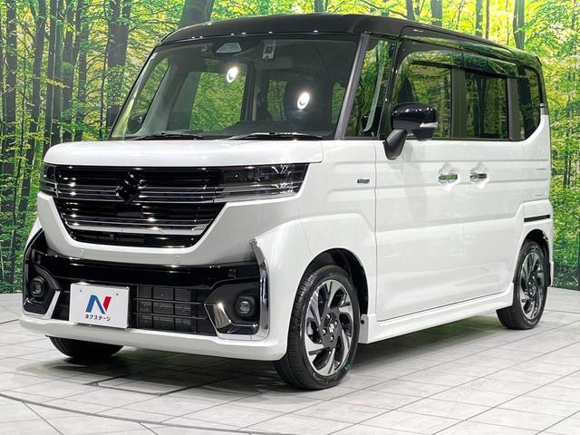 スペーシアカスタム ハイブリッドＸＳターボ　禁煙車　純正９型ディスプレイ　衝突軽減　全周囲カメラ　両側電動ドア　Ｂｌｕｅｔｏｏｔｈ　ＥＴＣ　フルセグ　レーダークルーズコントロール　パドルシフト　ＬＥＤヘッド　ＬＥＤフォグ　前席シートヒーター（21枚目）