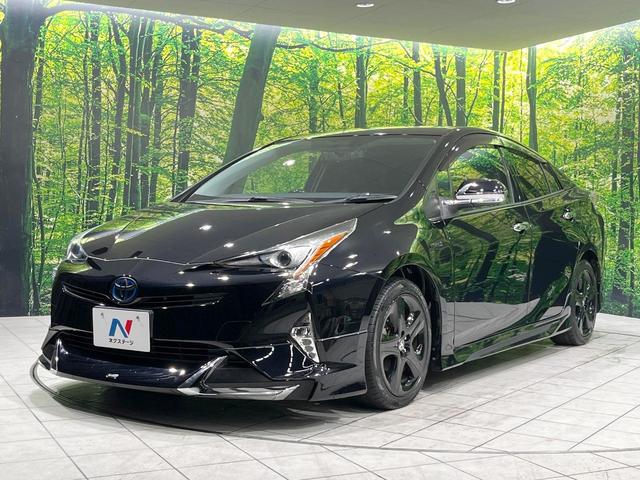 プリウス Sツーリングセレクション モデリスタフルエアロ 純正ナビ バックカメラ デジタルインナーミラー シートヒーター Bluetooth ドラレコ ETC 禁煙車 LEDヘッドライト LEDフォグ スマートキー 盗難防止装置(3枚目)