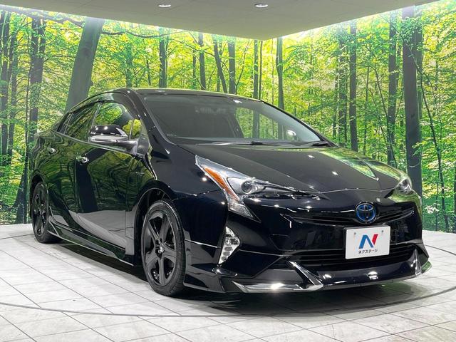 プリウス Sツーリングセレクション モデリスタフルエアロ 純正ナビ バックカメラ デジタルインナーミラー シートヒーター Bluetooth ドラレコ ETC 禁煙車 LEDヘッドライト LEDフォグ スマートキー 盗難防止装置(16枚目)