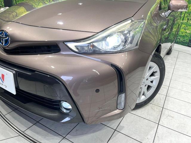 プリウスアルファ S 禁煙車 SDナビ ETC Bluetooh バックカメラ ドライブレコーダー スマートキー LEDヘッドライト LEDフォグ 純正16インチAW DVD/CD再生 オートライト 横滑り防止装置(12枚目)