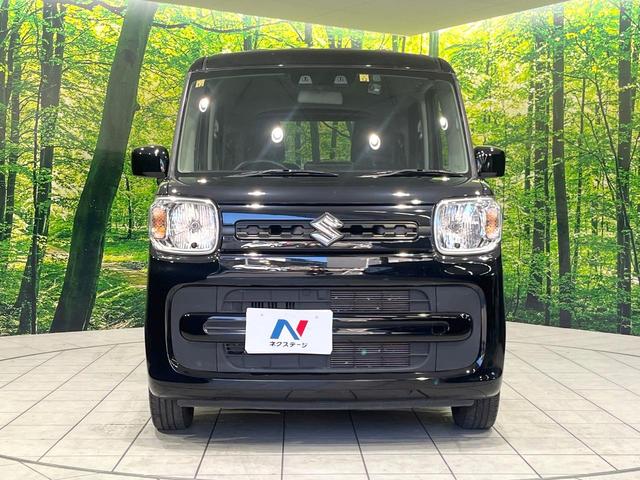 スペーシア ハイブリッドG 禁煙車 SDナビ 衝突軽減 ETC Bluetooh ドライブレコーダー スマートキー 電動格納ミラー クリアランスソナー CD再生 横滑り防止装置 車輛逸脱警報 プライバシーガラス オートエアコン(14枚目)