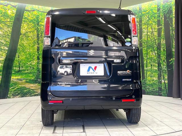 スペーシア ハイブリッドG 禁煙車 SDナビ 衝突軽減 ETC Bluetooh ドライブレコーダー スマートキー 電動格納ミラー クリアランスソナー CD再生 横滑り防止装置 車輛逸脱警報 プライバシーガラス オートエアコン(15枚目)