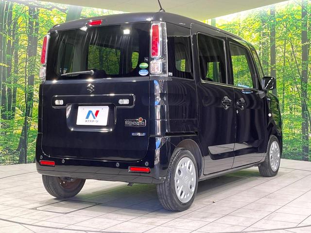 スペーシア ハイブリッドG 禁煙車 SDナビ 衝突軽減 ETC Bluetooh ドライブレコーダー スマートキー 電動格納ミラー クリアランスソナー CD再生 横滑り防止装置 車輛逸脱警報 プライバシーガラス オートエアコン(17枚目)