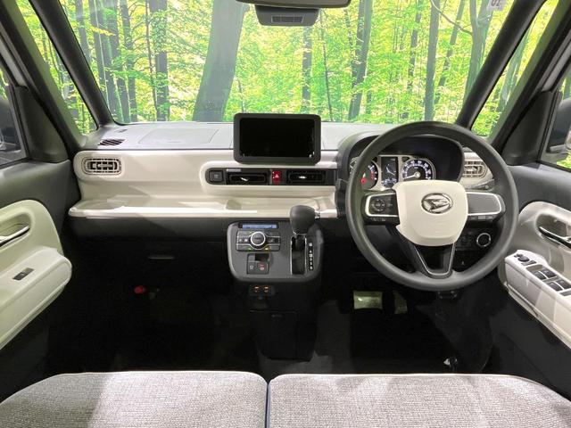 ムーヴキャンバス ストライプスG 届出済未使用車 衝突軽減 両側電動ドア クリアランスソナー スマートキー LEDヘッド オートハイビーム オートエアコン LEDフォグ 前席シートヒーター 電動格納ミラー ベンチシート 衝突安全ボディ(2枚目)