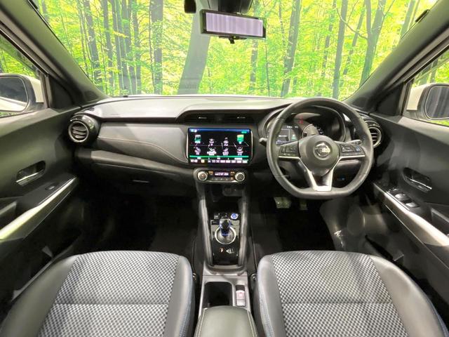 キックス Ｘ　禁煙車　１０型ナビ　プロパイロット　衝突軽減　全周囲カメラ　ＥＴＣ　Ｂｌｕｅｔｏｏｈ　ドライブレコーダー　フルセグＴＶ　前席シートヒーター　レーダークルーズ　　デジタルインナーミラー　スマートキー（2枚目）