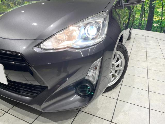 アクア G 禁煙車 純正9型ナビ ETC バックカメラ ドライブレコーダー LEDヘッド オートライト スマートキー ステアリングスイッチ 革巻きステアリング オートエアコン 15インチAW(12枚目)