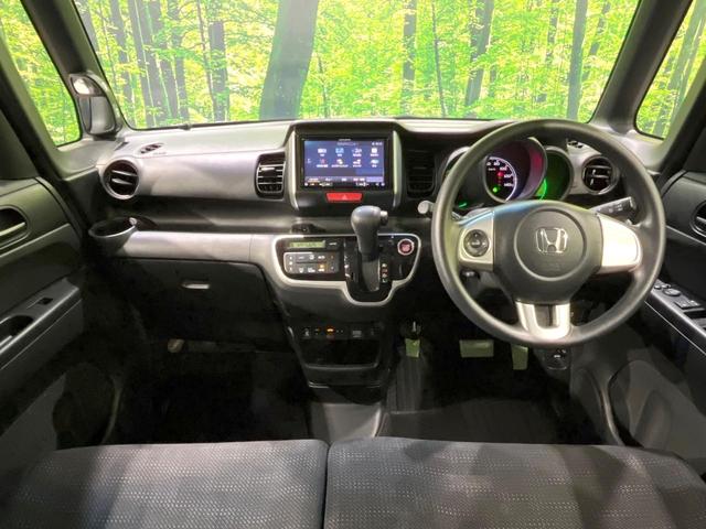Ｎ－ＢＯＸ Ｇ　ＳＳパッケージ　禁煙車　ＳＤナビ　電動スライドドア　ＥＴＣ　バックカメラ　ドライブレコーダー　前席シートヒーター　スマートキー　ＨＩＤヘッド　ＣＤ／ＤＶＤ再生　地デジ　横滑り防止装置　盗難防止装置（2枚目）