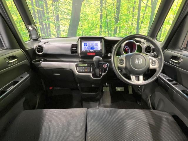 N-BOX G ターボSSパッケージ 純正ナビ バックカメラ 両側電動スライドドア Bluetooth ETC クルーズコントロール 禁煙車 アイドリングストップ スマートキー 衝突軽減 プライバシーガラス 盗難防止装置(2枚目)