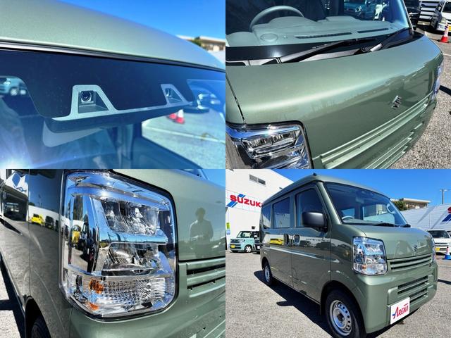 エブリイ ＰＡリミテッド　登録済未使用車★ＬＥＤヘッドライト★オートハイビーム★ハイルーフ★オーバーヘッドシェルフ★デュアルカメラブレーキサポート★前後誤発進抑制機能★アイドリングストップ★後退時ブレーキサポート★キーレス★（36枚目）