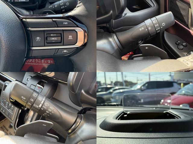 スペーシアカスタム ハイブリッドXSターボ ハイブリッドXSターボ 試乗車落ち デュアルセンサーブレーキサポートII 全方位モニター付メモリーナビゲーション フルセグTV 低速時ブレーキサポート アダプティブクルーズコントロール(33枚目)