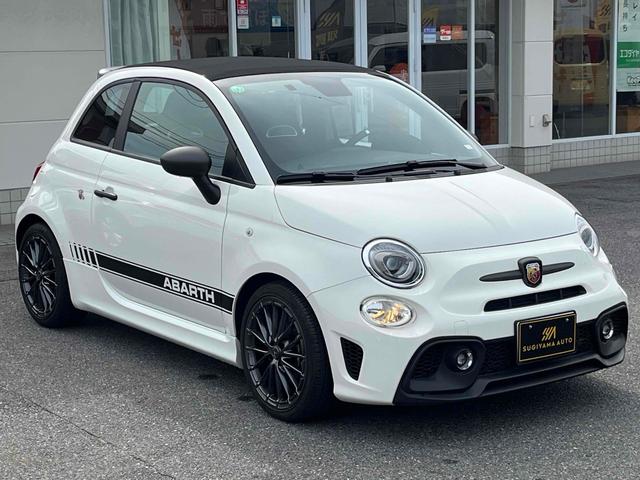 アバルト595 ワンオーナー 5MT 左ハンドル 電動オープン 前後ドラレコ アップルカープレイ Bluetooth ETC 17インチAW オートライト beatsサウンドシステム USBポート(10枚目)