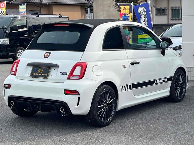 アバルト595 ワンオーナー 5MT 左ハンドル 電動オープン 前後ドラレコ アップルカープレイ Bluetooth ETC 17インチAW オートライト beatsサウンドシステム USBポート(50枚目)