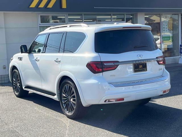 QX80 プロアクティブ 4WD 左ハンドル 純正22インチAW サンルーフ LEDヘッドライト ディスプレイオーディオ カープレイ パワーシート 全方位カメラ ステアリングヒーター パワーバックドア BOSEサウンド ETC(66枚目)