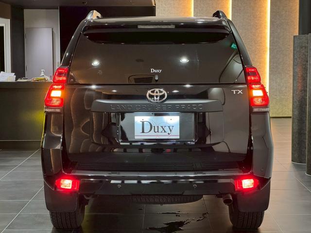 ランドクルーザープラド TX Lパッケージ マットブラックエディション グリルLED アルパインフローティングナビ バックカメラ ETC サンルーフ ルーフレール 寒冷地仕様 アルパインツィーターキット アルパインデジタルミラー イグラ2 リフトアップ リアフィルム(29枚目)