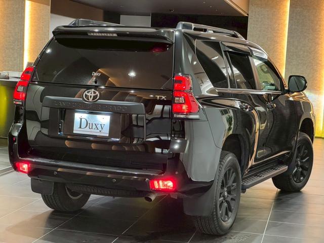 ランドクルーザープラド TX Lパッケージ マットブラックエディション グリルLED アルパインフローティングナビ バックカメラ ETC サンルーフ ルーフレール 寒冷地仕様 アルパインツィーターキット アルパインデジタルミラー イグラ2 リフトアップ リアフィルム(35枚目)