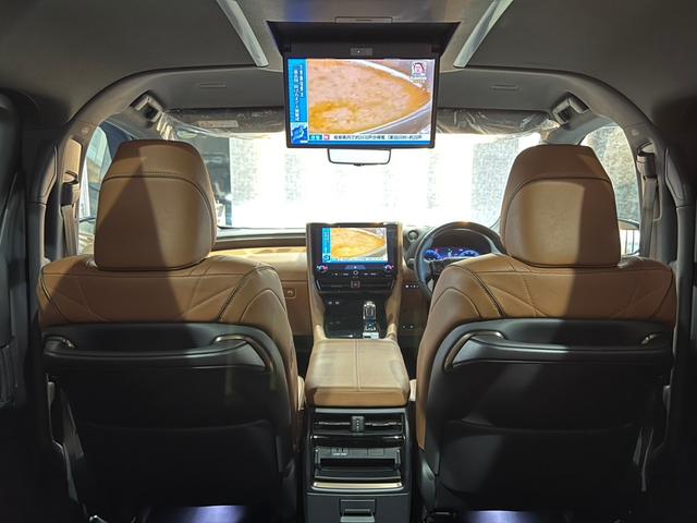 ヴェルファイアハイブリッド Z プレミア 内装茶革 モデリスタエアロ 13.2型後席モニター デジタルミラー スペアタイヤ 左右独立ムーンルーフ トヨタチームメイト 置くだけ充電 パノラミックビュー HDMI端子 HUD BSM ETC2.0(59枚目)