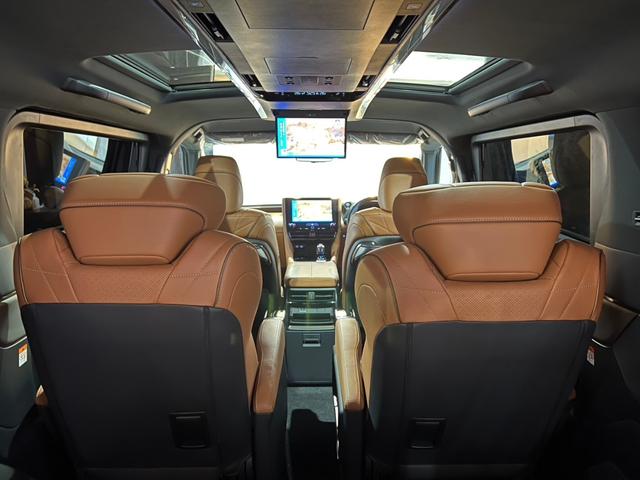 ヴェルファイアハイブリッド Z プレミア 内装茶革 モデリスタエアロ 13.2型後席モニター デジタルミラー スペアタイヤ 左右独立ムーンルーフ トヨタチームメイト 置くだけ充電 パノラミックビュー HDMI端子 HUD BSM ETC2.0(60枚目)