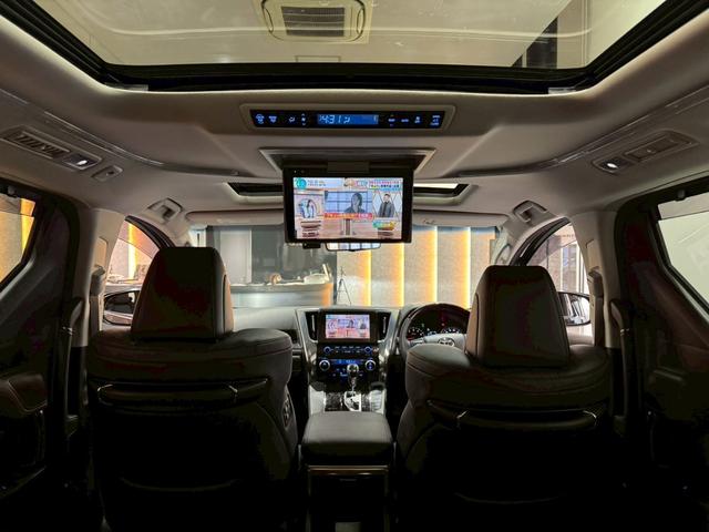 アルファード 2.5S Cパッケージ モデリスタエアロ サンルーフ 後席モニター デジタルインナーミラー 前後ドライブレコーダー スペアタイヤ ビルトインETC AC100Vコンセント シートヒーター シートクーラー メモリーシート(54枚目)