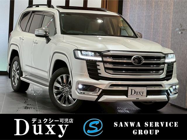 ランドクルーザー ZX モデリスタエアロ リアエンターテインメント クールBOX 寒冷地 デクロック ワンオーナー ルーフレール タイヤ空気圧センサー JBLスピーカー ETC2.0 トノカバー ブラインドスポットモニター(2枚目)