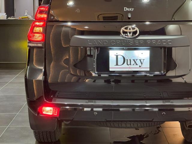 ランドクルーザープラド TX Lパッケージ マットブラックエディション グリルLED アルパインフローティングナビ バックカメラ ETC サンルーフ ルーフレール 寒冷地仕様 アルパインツィーターキット アルパインデジタルミラー イグラ2 リフトアップ リアフィルム(30枚目)