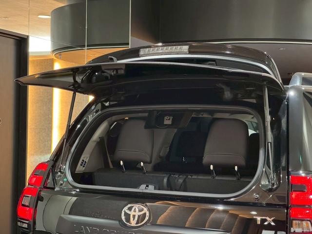 ランドクルーザープラド TX Lパッケージ マットブラックエディション グリルLED アルパインフローティングナビ バックカメラ ETC サンルーフ ルーフレール 寒冷地仕様 アルパインツィーターキット アルパインデジタルミラー イグラ2 リフトアップ リアフィルム(36枚目)