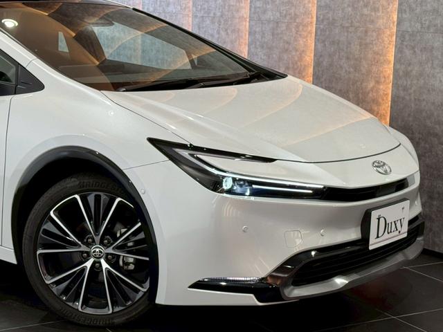 プリウス Z パノラマルーフ デジタルインナーミラー ドライブレコーダー前後 ワイヤレス充電 パノラミックビューモニター ブラインドスポットモニター アドバンストパーク ナビ フルTV ETC2.0 純正19AW(6枚目)