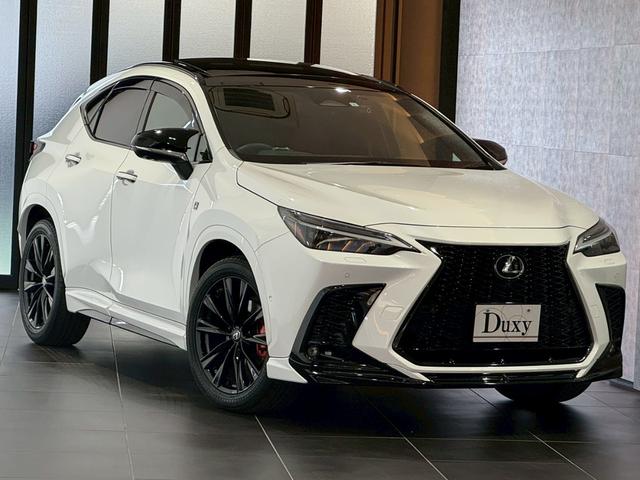 ＮＸ ＮＸ３５０ｈ　Ｆスポーツ　ＴＲＤエアロ　パノラマルーフ　オレンジキャリパー　デジタルミラー　後席シートヒーター　チームメイト　全方位カメラ　ドラレコ　１４型ＤＡ　ナビ　フルＴＶ　ＢＳＭ　ＨＵＤ　ＥＴＣ２．０　２０ＡＷ　内装赤革（2枚目）