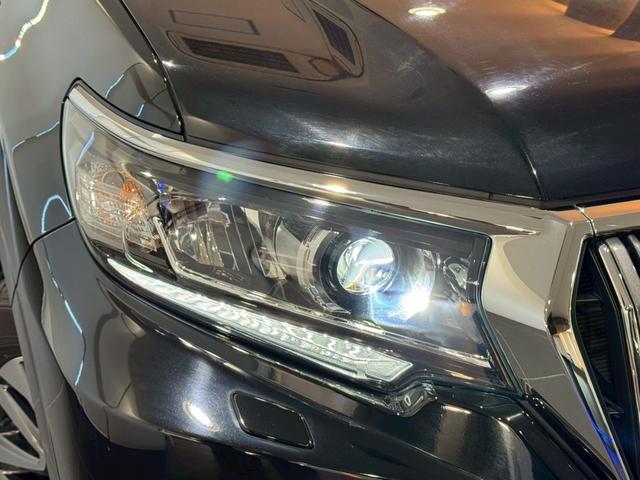 ランドクルーザープラド 　アルパイン９インチナビ　３６０°ドライブレコーダー　サンルーフ　バックカメラ　リアフィルム　ルーフレール　シートヒーター　シートクーラー　純正バイザー　レーダークルーズコントロール　純正ホイール（14枚目）