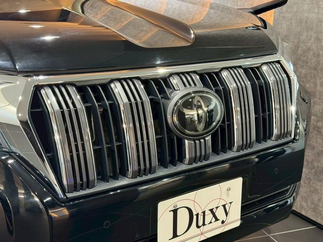 ランドクルーザープラド 　アルパイン９インチナビ　３６０°ドライブレコーダー　サンルーフ　バックカメラ　リアフィルム　ルーフレール　シートヒーター　シートクーラー　純正バイザー　レーダークルーズコントロール　純正ホイール（17枚目）