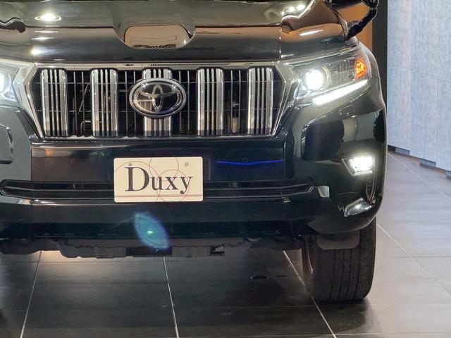 ランドクルーザープラド 　アルパイン９インチナビ　３６０°ドライブレコーダー　サンルーフ　バックカメラ　リアフィルム　ルーフレール　シートヒーター　シートクーラー　純正バイザー　レーダークルーズコントロール　純正ホイール（22枚目）