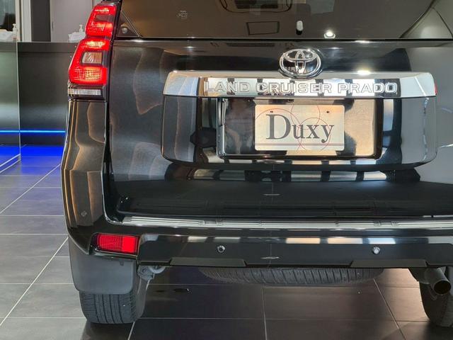 ランドクルーザープラド 　アルパイン９インチナビ　３６０°ドライブレコーダー　サンルーフ　バックカメラ　リアフィルム　ルーフレール　シートヒーター　シートクーラー　純正バイザー　レーダークルーズコントロール　純正ホイール（24枚目）