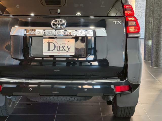 ランドクルーザープラド 　アルパイン９インチナビ　３６０°ドライブレコーダー　サンルーフ　バックカメラ　リアフィルム　ルーフレール　シートヒーター　シートクーラー　純正バイザー　レーダークルーズコントロール　純正ホイール（25枚目）