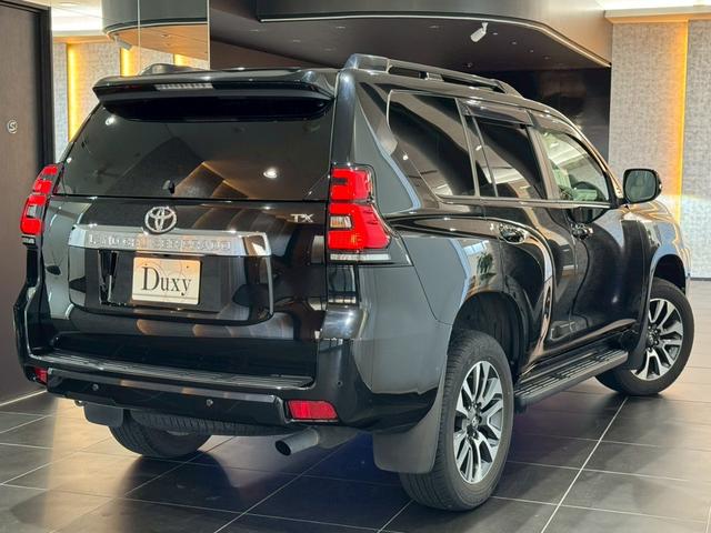 ランドクルーザープラド 　アルパイン９インチナビ　３６０°ドライブレコーダー　サンルーフ　バックカメラ　リアフィルム　ルーフレール　シートヒーター　シートクーラー　純正バイザー　レーダークルーズコントロール　純正ホイール（27枚目）