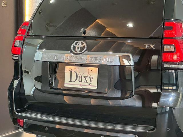 ランドクルーザープラド 　アルパイン９インチナビ　３６０°ドライブレコーダー　サンルーフ　バックカメラ　リアフィルム　ルーフレール　シートヒーター　シートクーラー　純正バイザー　レーダークルーズコントロール　純正ホイール（28枚目）