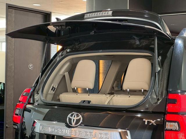 ランドクルーザープラド 　アルパイン９インチナビ　３６０°ドライブレコーダー　サンルーフ　バックカメラ　リアフィルム　ルーフレール　シートヒーター　シートクーラー　純正バイザー　レーダークルーズコントロール　純正ホイール（30枚目）