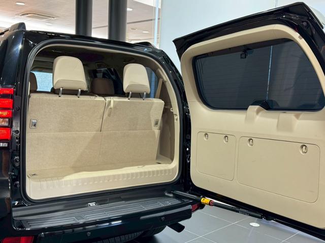 ランドクルーザープラド 　アルパイン９インチナビ　３６０°ドライブレコーダー　サンルーフ　バックカメラ　リアフィルム　ルーフレール　シートヒーター　シートクーラー　純正バイザー　レーダークルーズコントロール　純正ホイール（31枚目）