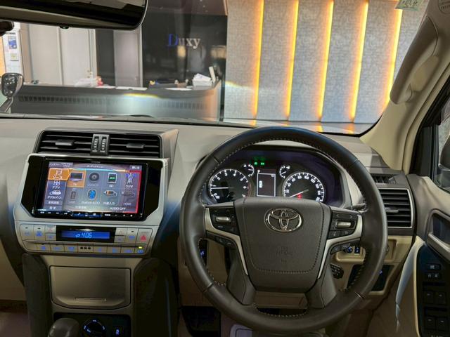 ランドクルーザープラド 　アルパイン９インチナビ　３６０°ドライブレコーダー　サンルーフ　バックカメラ　リアフィルム　ルーフレール　シートヒーター　シートクーラー　純正バイザー　レーダークルーズコントロール　純正ホイール（53枚目）