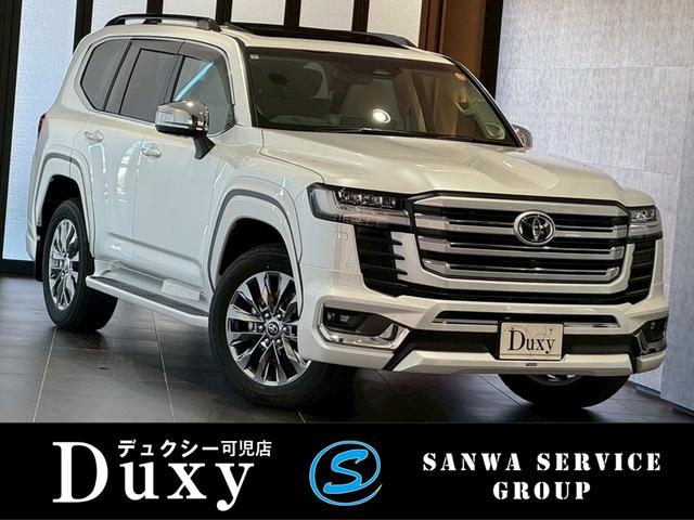 ランドクルーザー ZX 改良後モデル モデリスタエアロ リアエンターテインメント クールBOX 電動デフロック 寒冷地仕様 トノカバー ルーフレール JBLサウンドシステム ステアリングヒーター 純正ディスプレイオーディオ(3枚目)