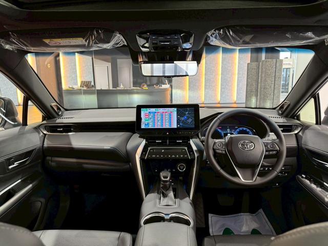 ハリアーハイブリッド Z レザーパッケージ・ナイトシェード パノラマルーフ パノラミックビューモニター シートヒーター シートクーラー ヘッドアップディスプレイ ブラインドスポットモニター ビルトインETC JBLサウンド アダプティブハイビーム RDA(80枚目)