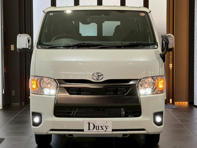 ハイエースバン ロングスーパーGL ダークプライムS デジタルインナーミラー AC100Vコンセント LEDライト 20周年スカッフプレート リアヒーター トヨタセーフティーセンス 両側電動スライドドア パノラミックビューモニター オートハイビーム(15枚目)