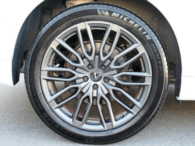 RX RX500h Fスポーツパフォーマンス パノラマルーフ ブラックルーフレール 輻射ヒーター オプション21インチアルミホイール 寒冷地仕様 デジタルインナーミラー パノラミックビューモニター シートヒーター 赤内装 キャリパーカバー ETC(26枚目)