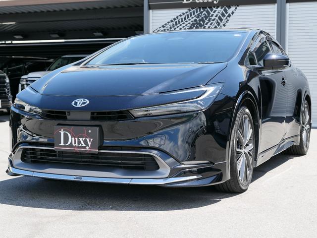 プリウス Z デジタルミラー モデリスタフルエアロ サイドバイザー パノラミックビューモニター ブラインドスポットモニター シートヒーター パワーシート シートメモリー パワーバックドア TV 黒内装 ドラレコ(6枚目)