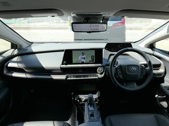 プリウス Z デジタルミラー モデリスタフルエアロ サイドバイザー パノラミックビューモニター ブラインドスポットモニター シートヒーター パワーシート シートメモリー パワーバックドア TV 黒内装 ドラレコ(30枚目)