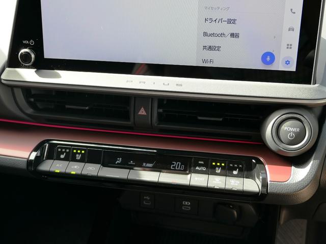プリウス Z デジタルインナーミラー スペアタイヤ 12.3インチDA サイドバイザー パノラミックビューモニター パワーシート パワーバックドア シートメモリー ブラインドスポットモニター ETC2.0 赤内装(54枚目)