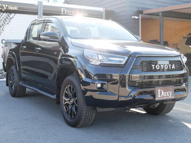 ハイラックス Z GRスポーツ ハードトノカバー ベッドライナー ETC2.0 前後ドライブレコーダー パノラミックビューモニター ナビ クリアランスソナー サイドバイザー ドアハンドルプロテクター アルミペダル オーバーフェンダー(33枚目)